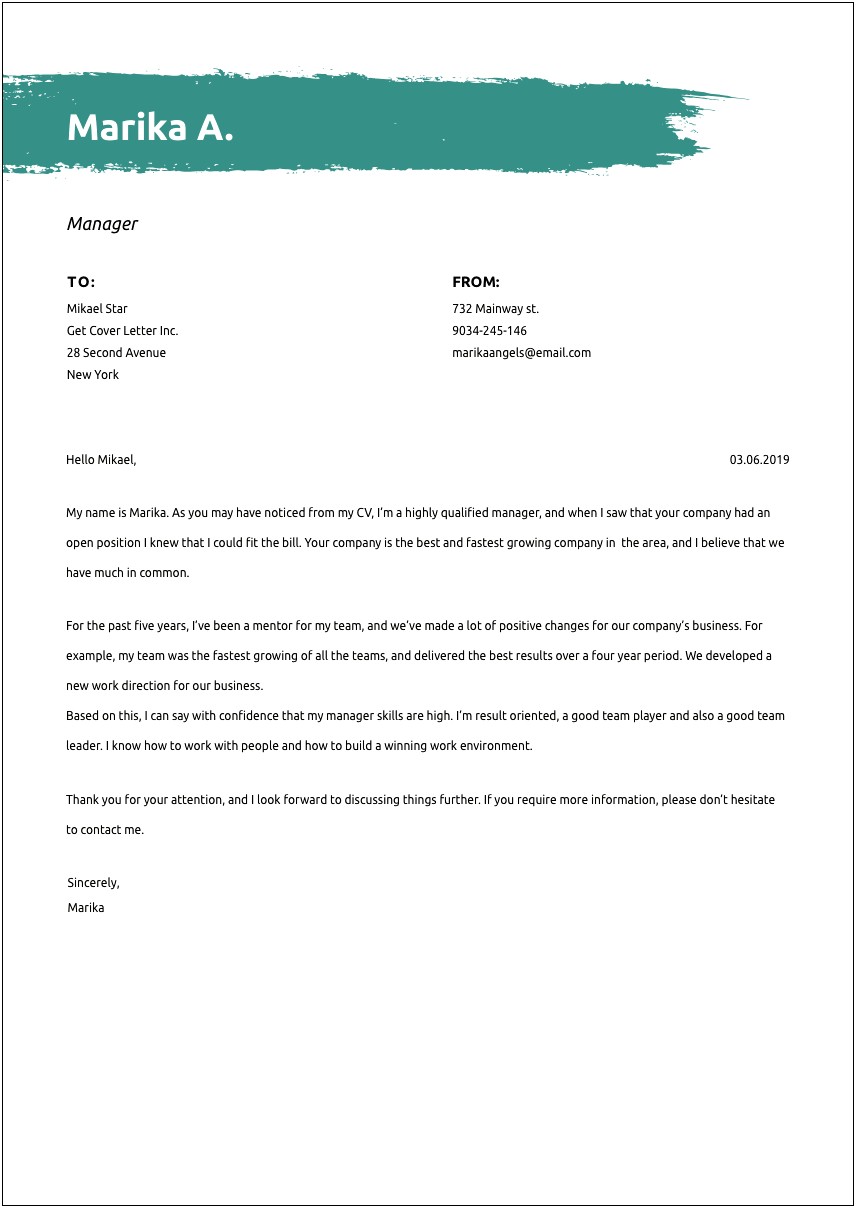 Sample Substitute Teacher Resume Cover Letter