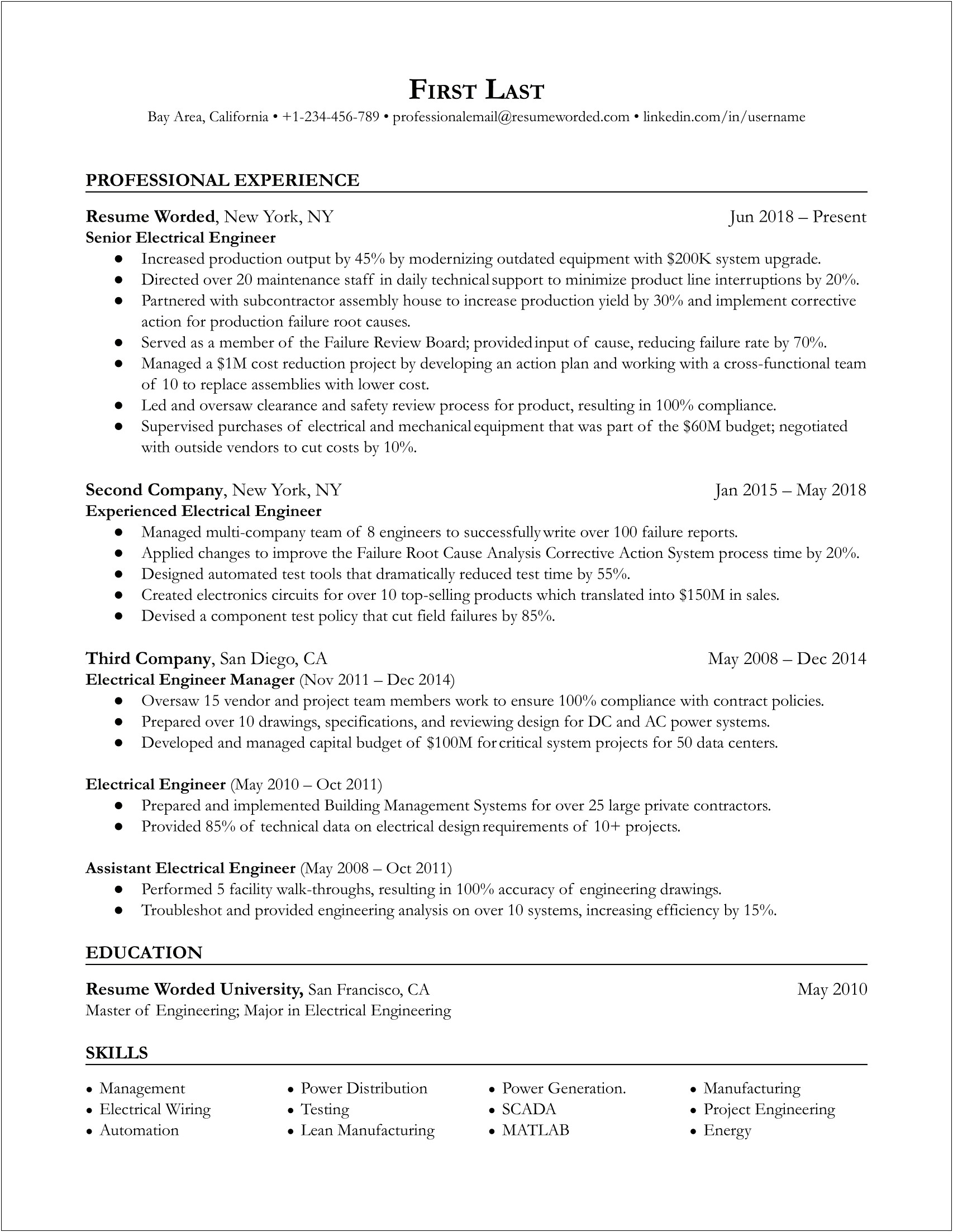 Sample Usa Jobs Federal Engineering Resumes