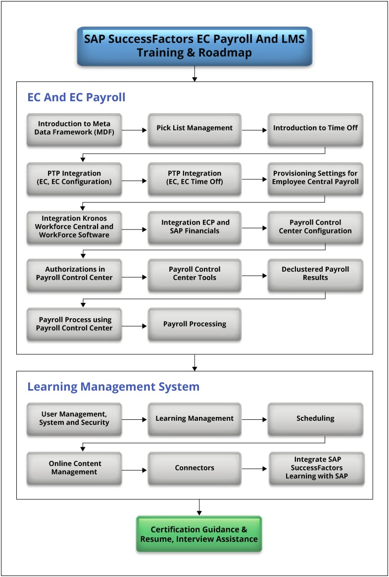 Sap Payroll Resume Sample Success Factor