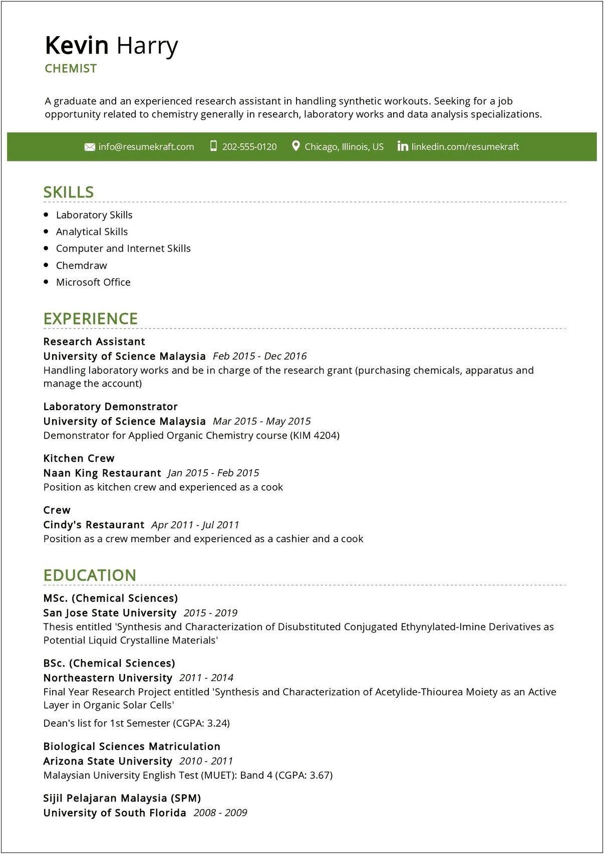 Seeking A Agriculture Job Resume Examples