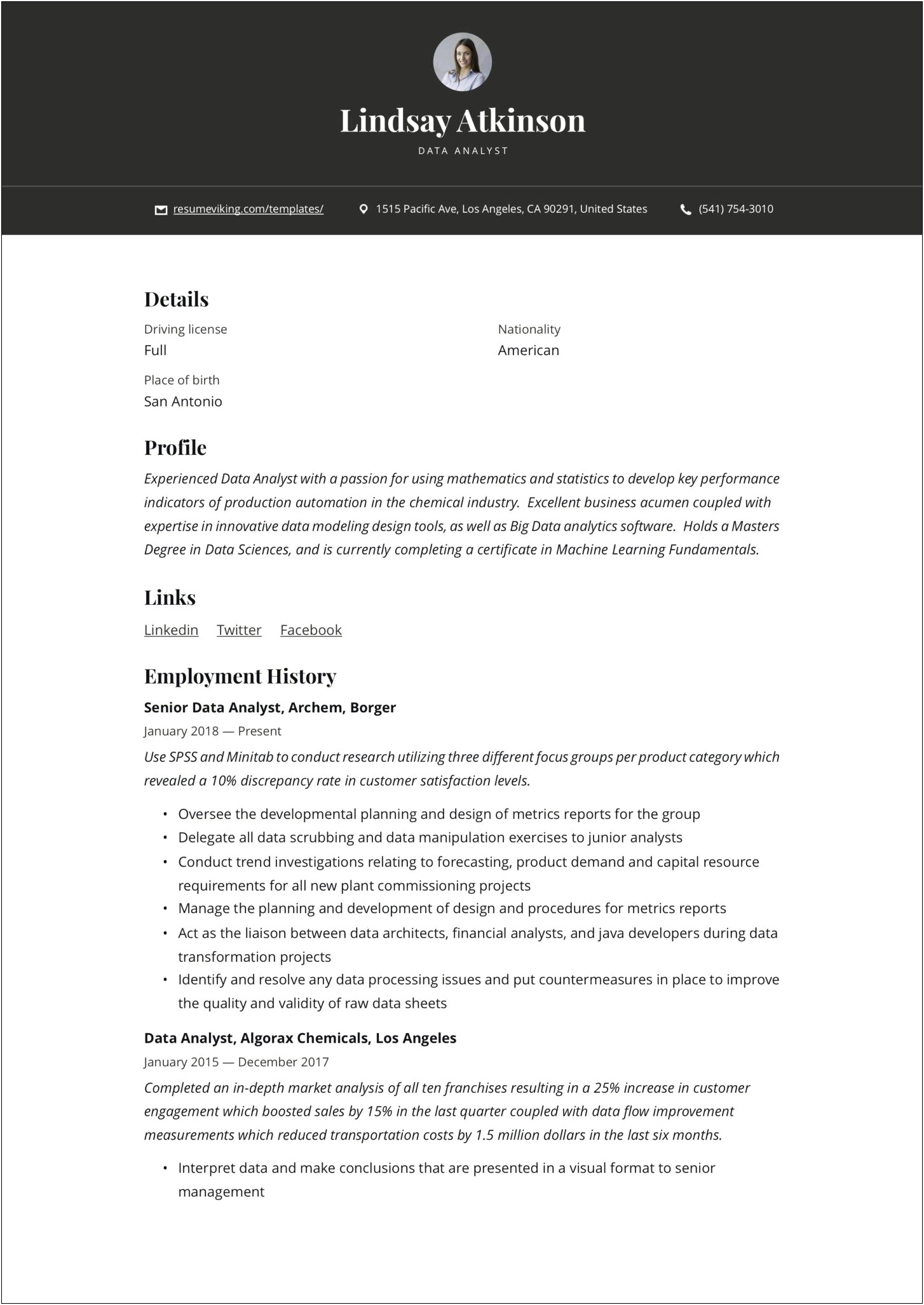 Seo Analyst Resume For 2 Years Experience