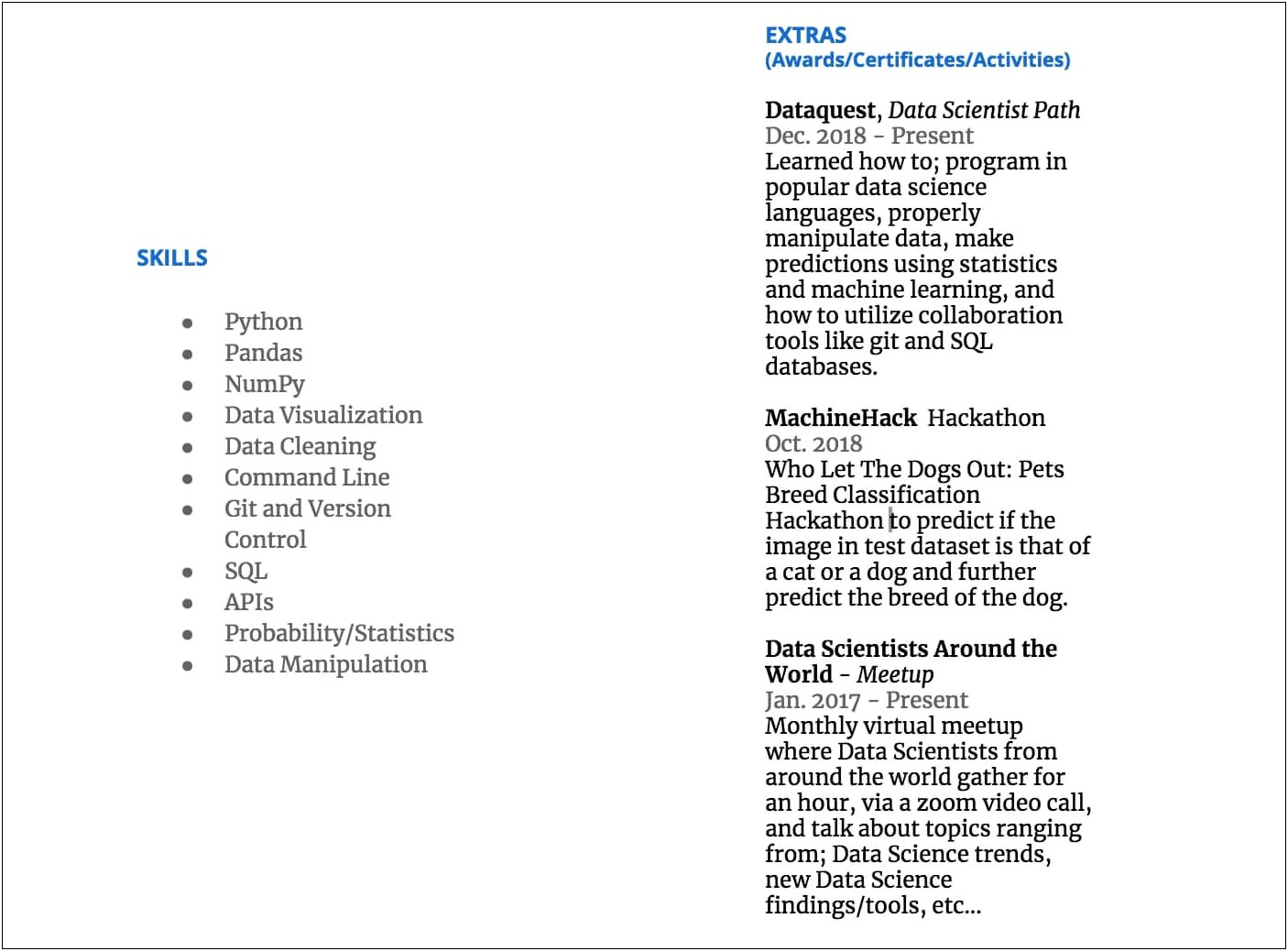 Sesetive Medical Information Handaling Skills Ob Resume