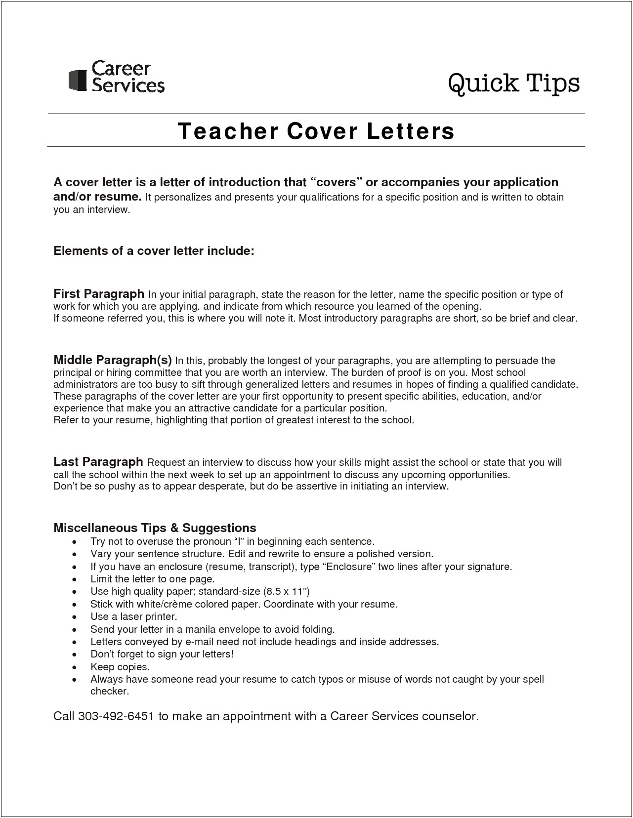 Setting Up A Cover Letter For Resume