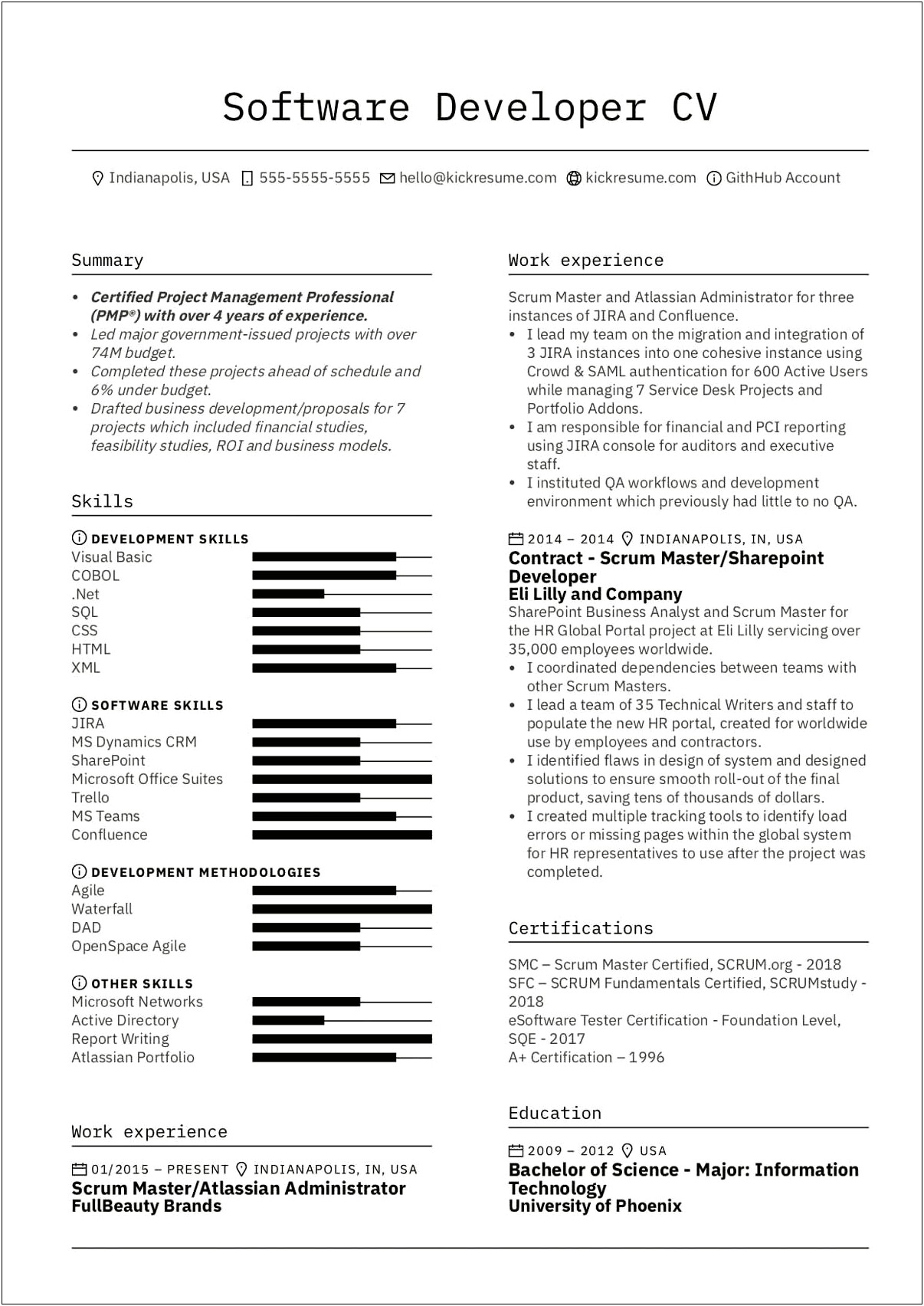 Sharepoint Admin Specialist Resume Job Skills