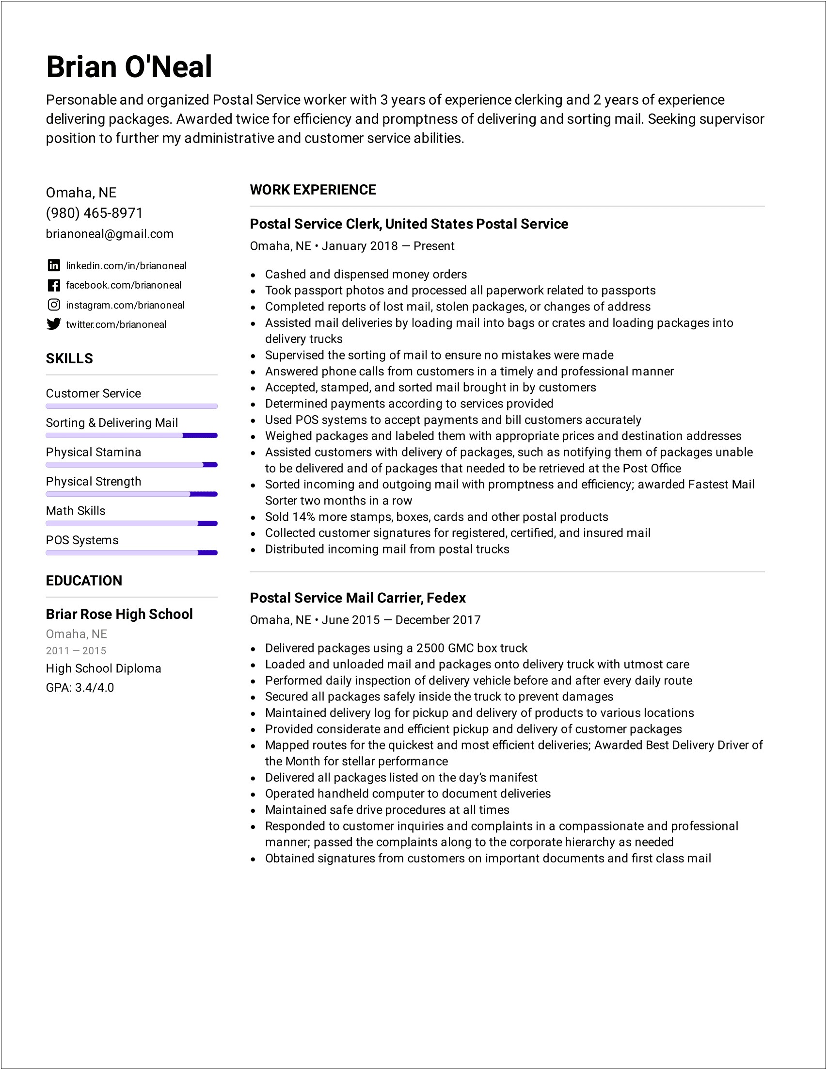 Shipping And Receiving Resume Accomplishments Examples For Resume