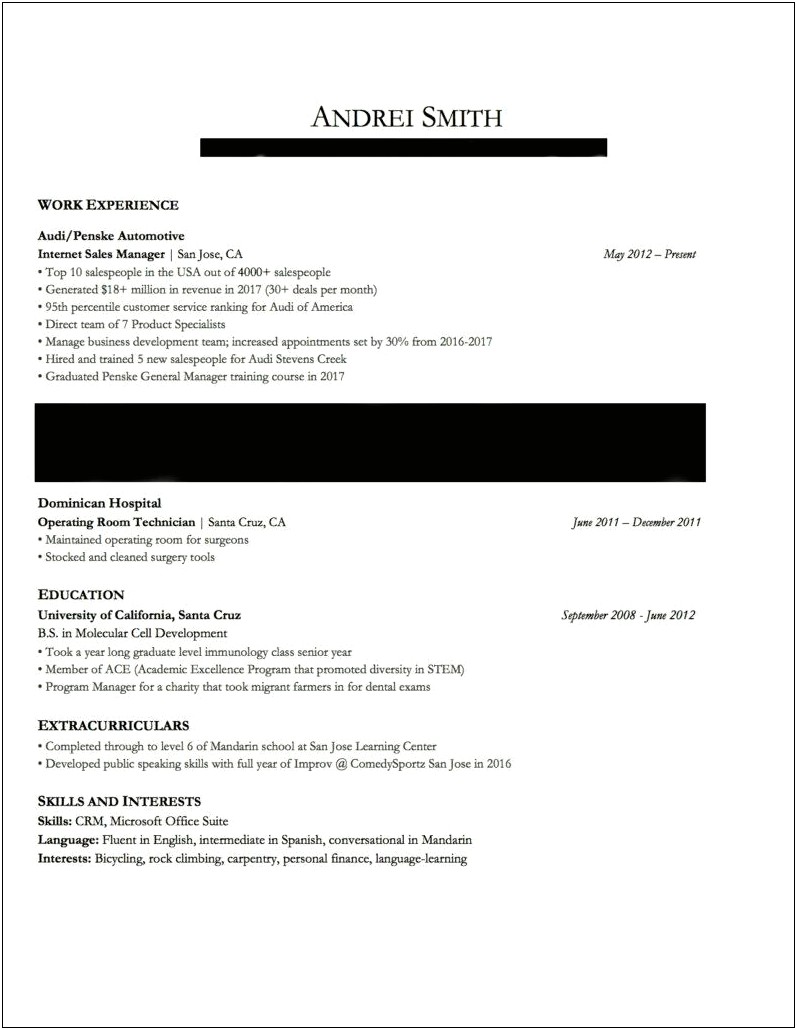 Shoe Sales Job Description For Resume