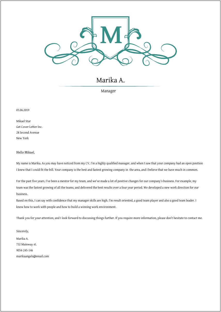 Should A Cover Letter Accompany A Resume