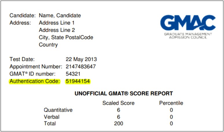 Should I Put Gmat Score On My Resume