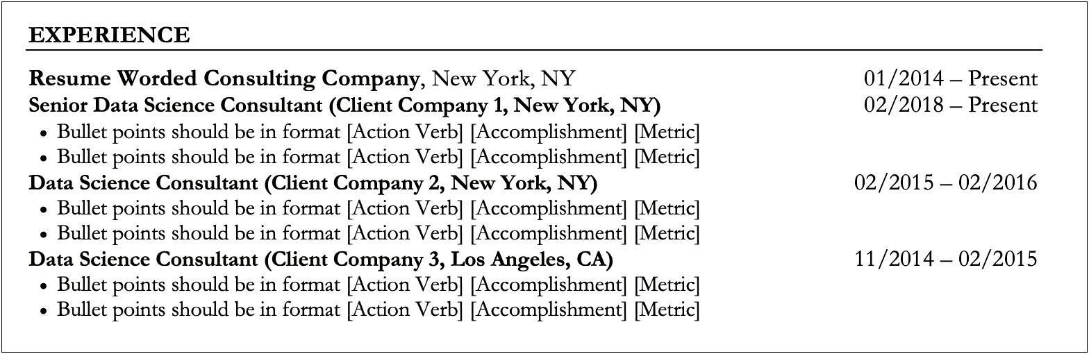 Should You List A Contract Job On Resume