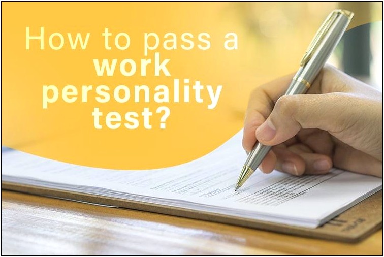 Should You Put A Personality Test On Resume