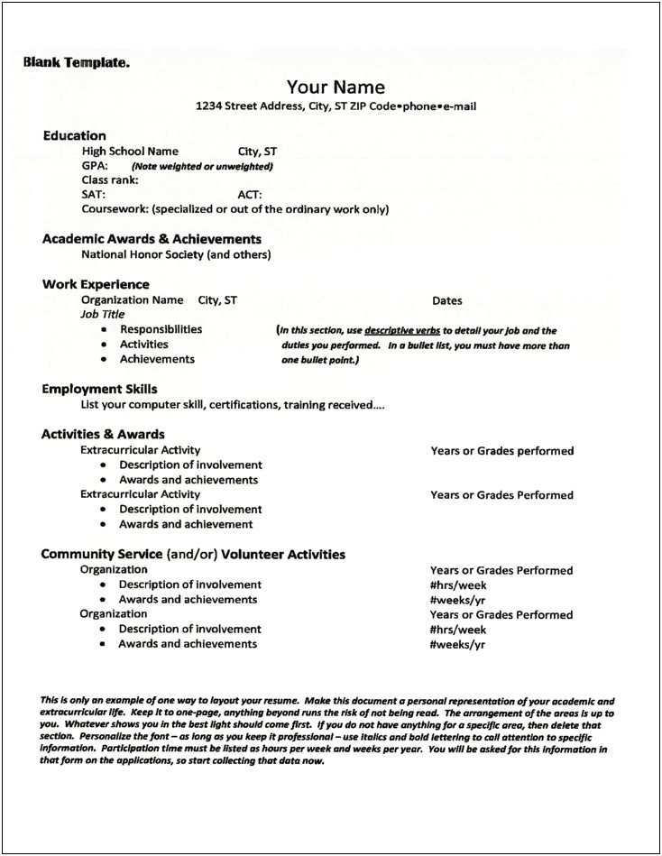 Should You Put Class Standing On Resume