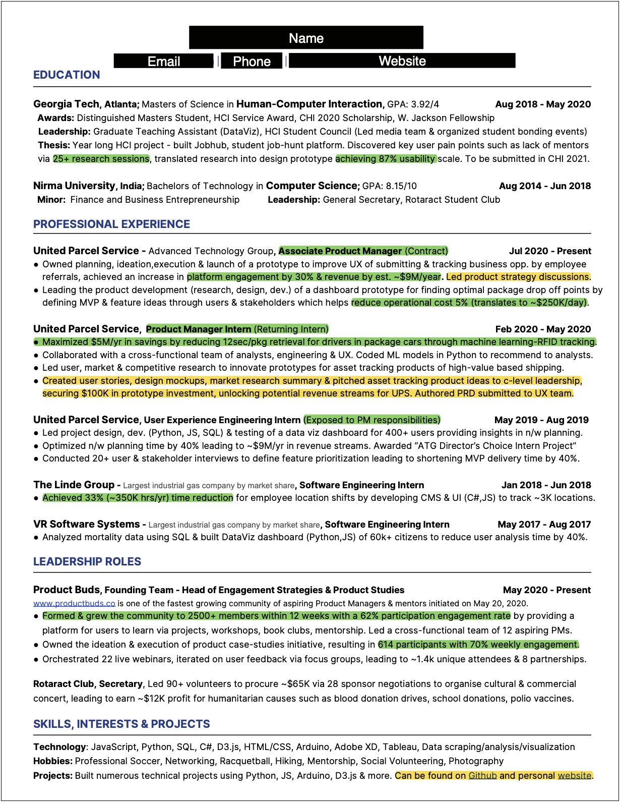 Should You Put Dontation Drive On Resume