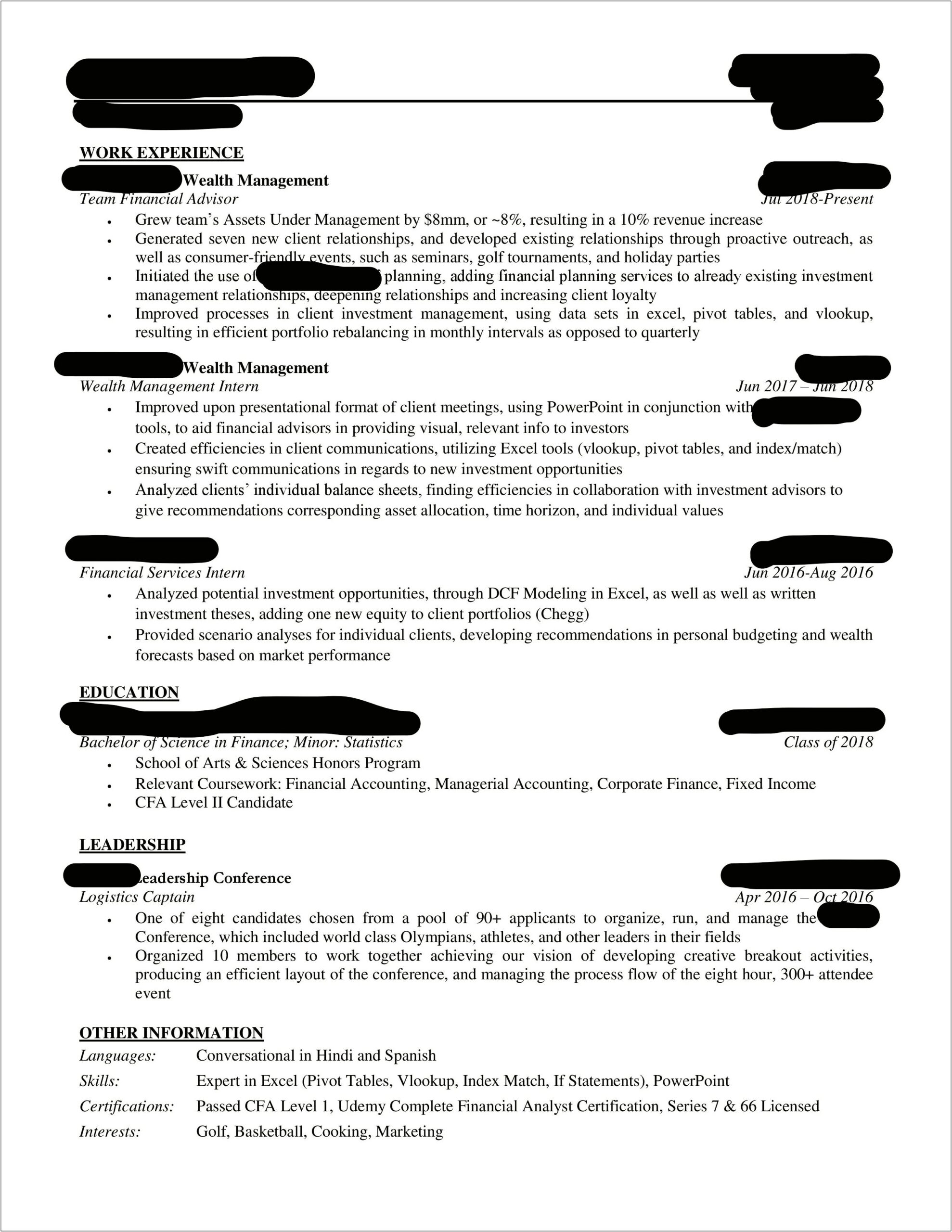 Should You Put Relevant Conference On Resume