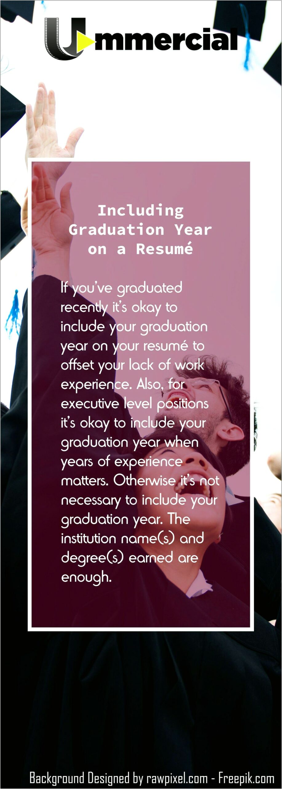 Should You Put Your Graduation Year On Resume