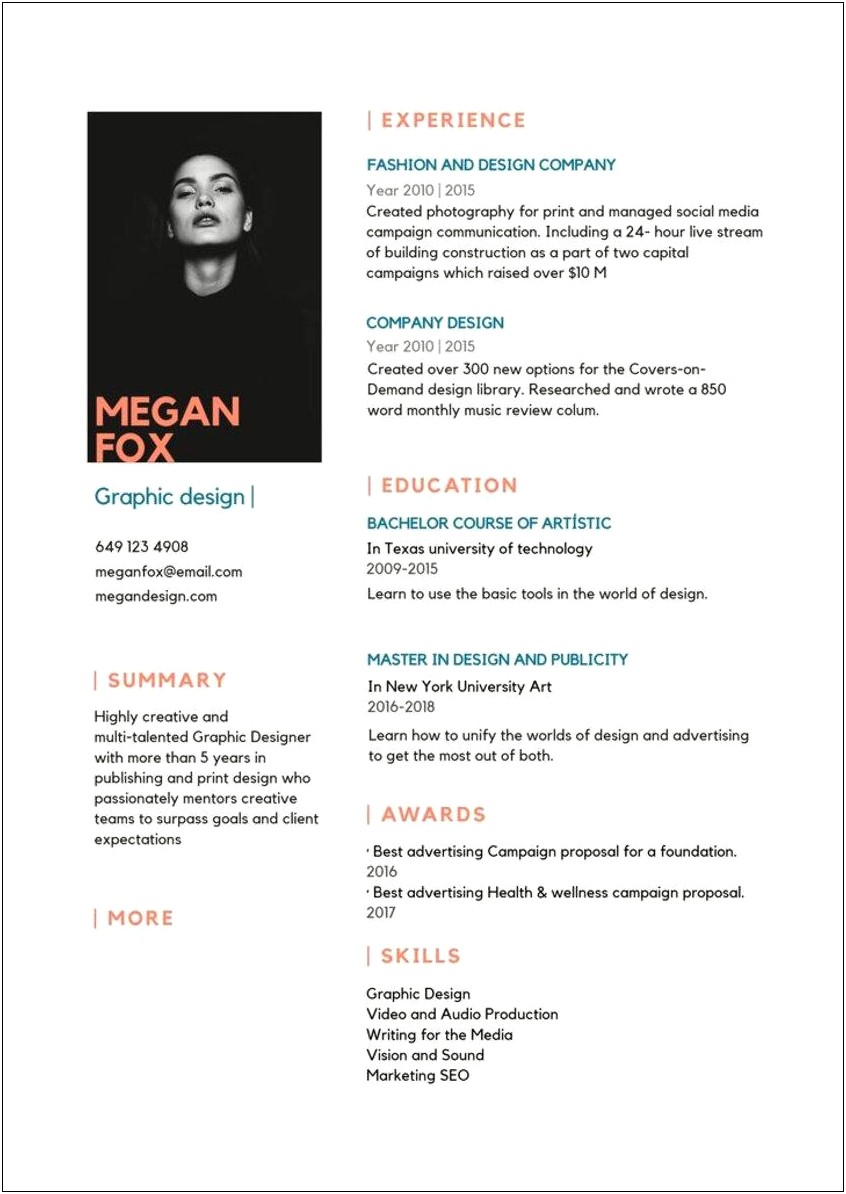 Simple Resume Free Template Download For Notepad