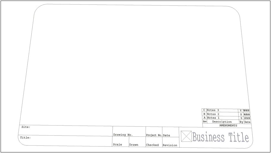 Sketchup Layout Title Block Template Download