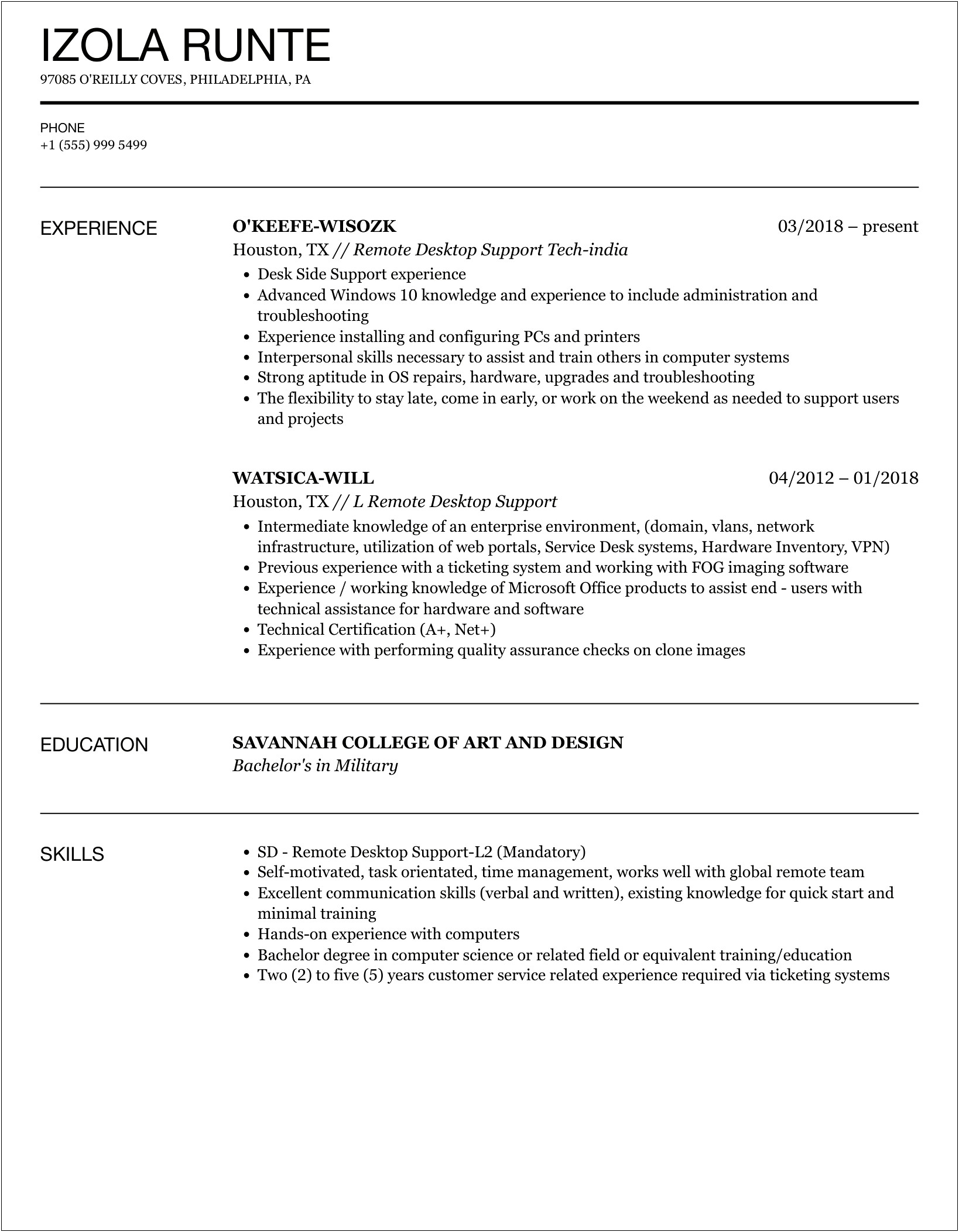 Skill Working Via Vpn On Resume