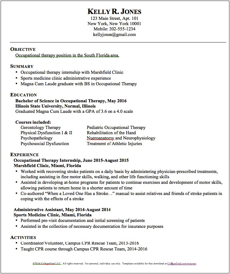 Skills For Physical Therapist Assistant Resume