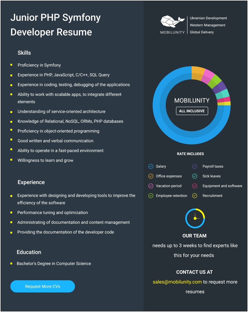 Skills In Resume For Junior Net Developer