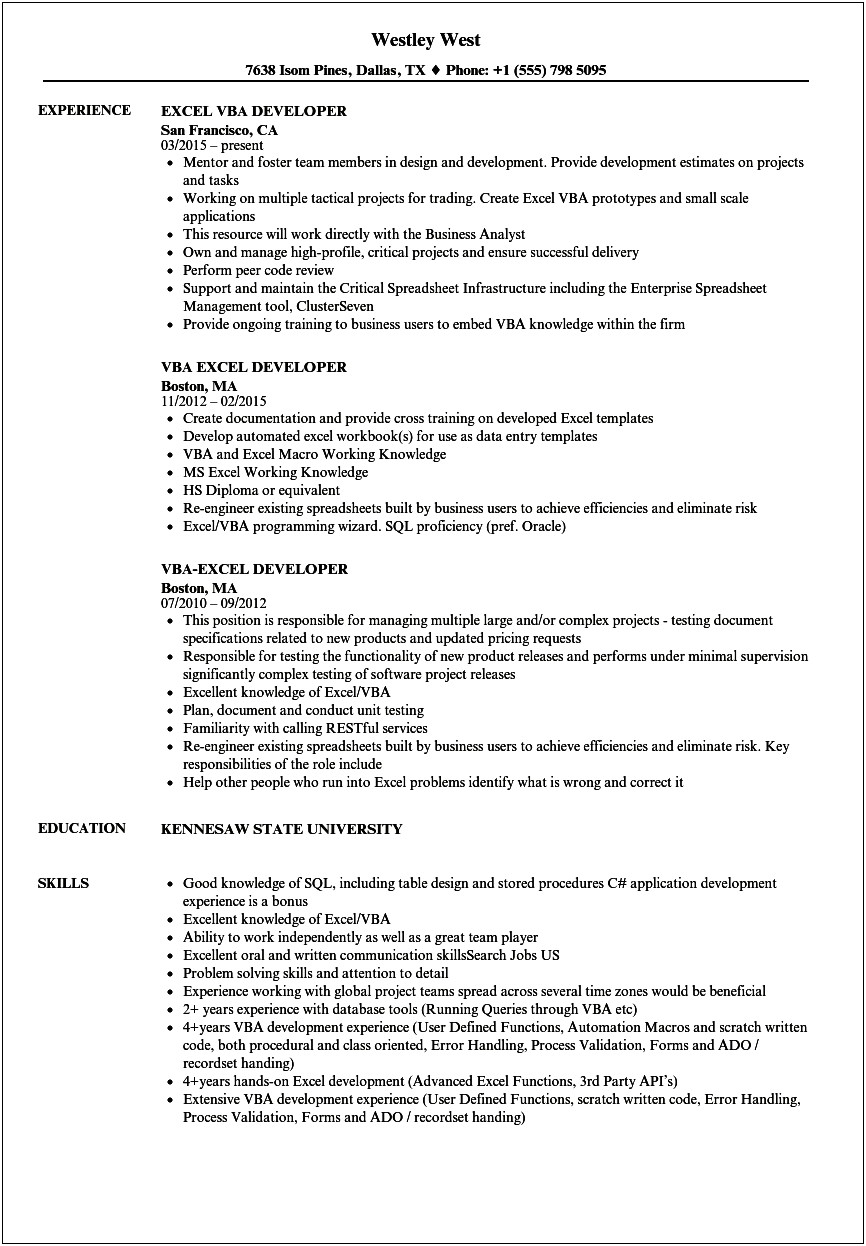 Skills To Do With Data On Resume