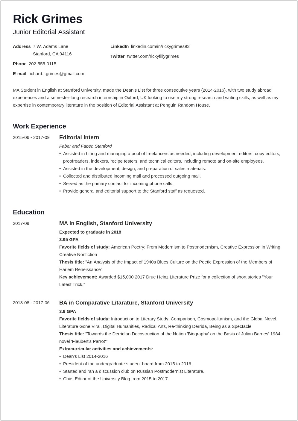 Skills To Include In Areas Of Expertise Resume