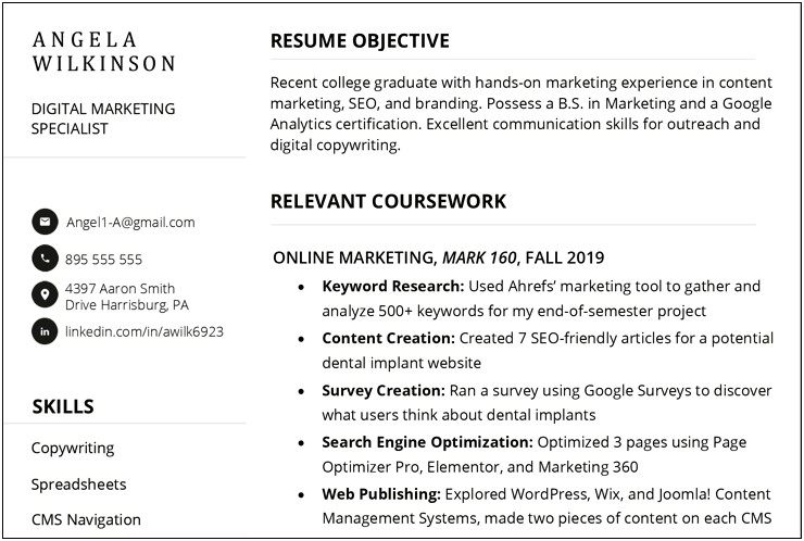 Skills To Pu Ton Resume For It Postion