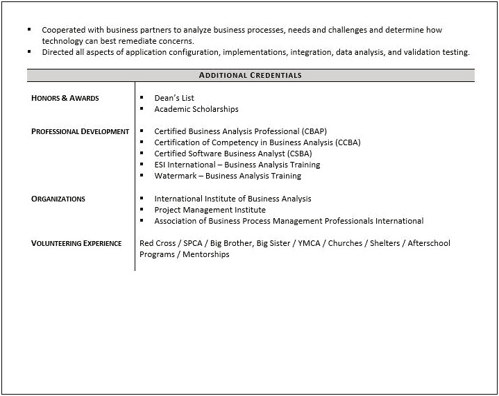 Skills To Put On Grad School Resume