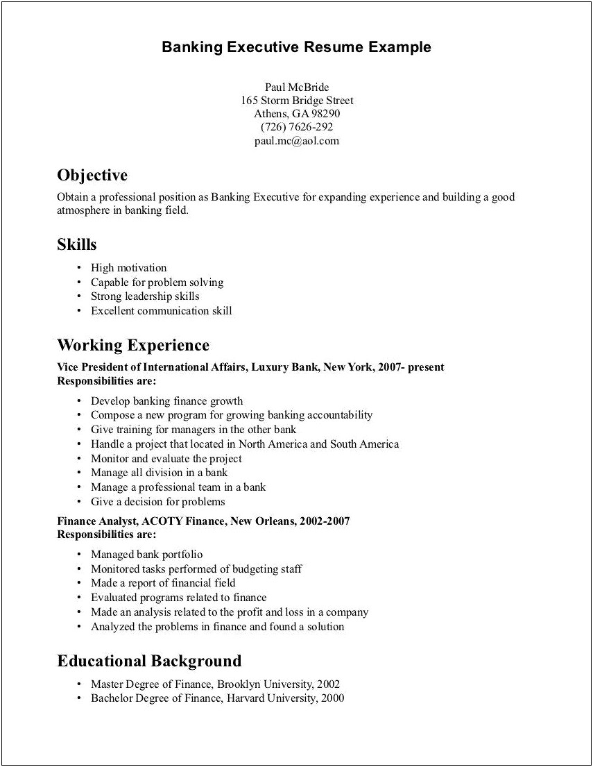 Skills To Put On Leadrship Resume