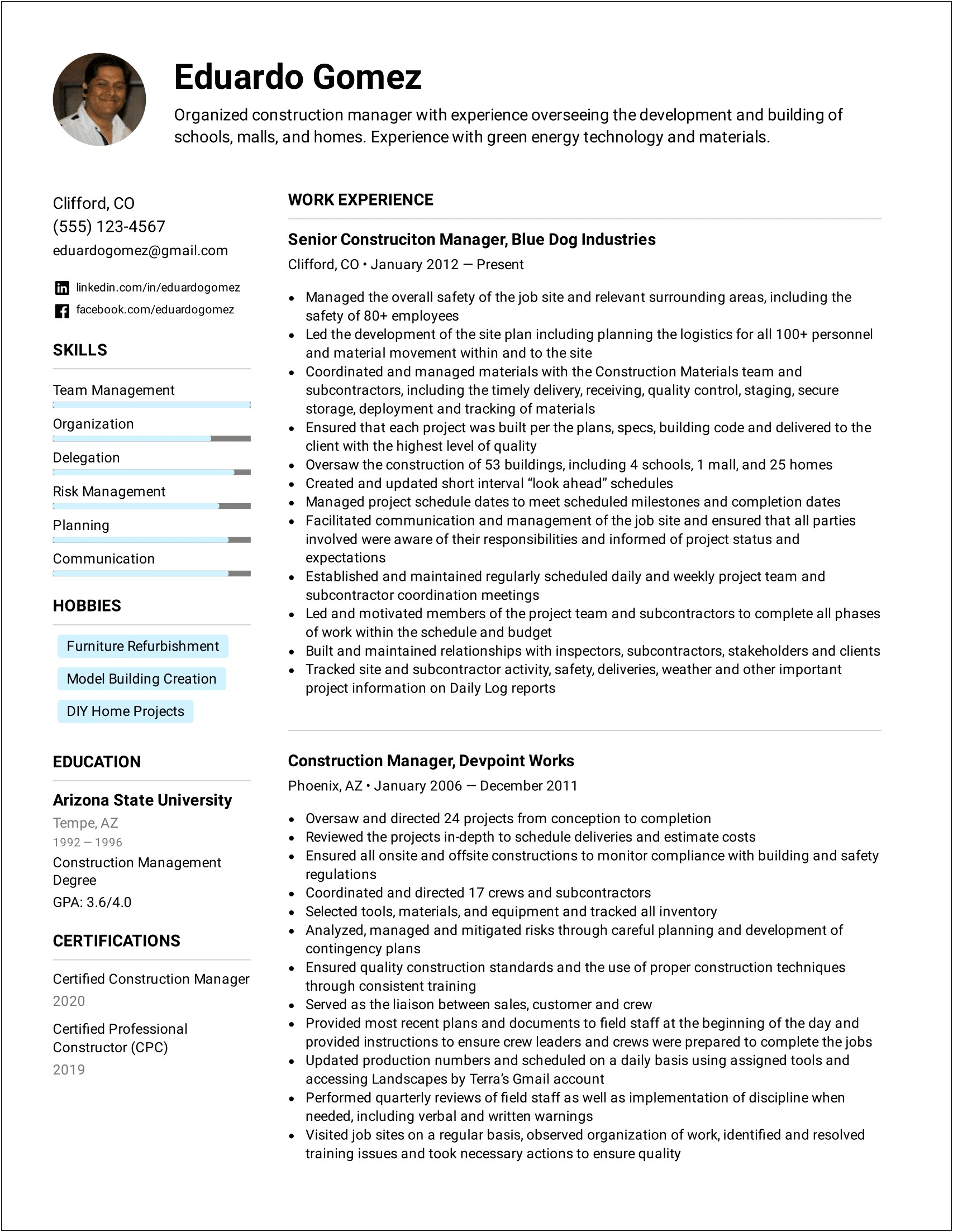 Skills To Put On Manager Resume