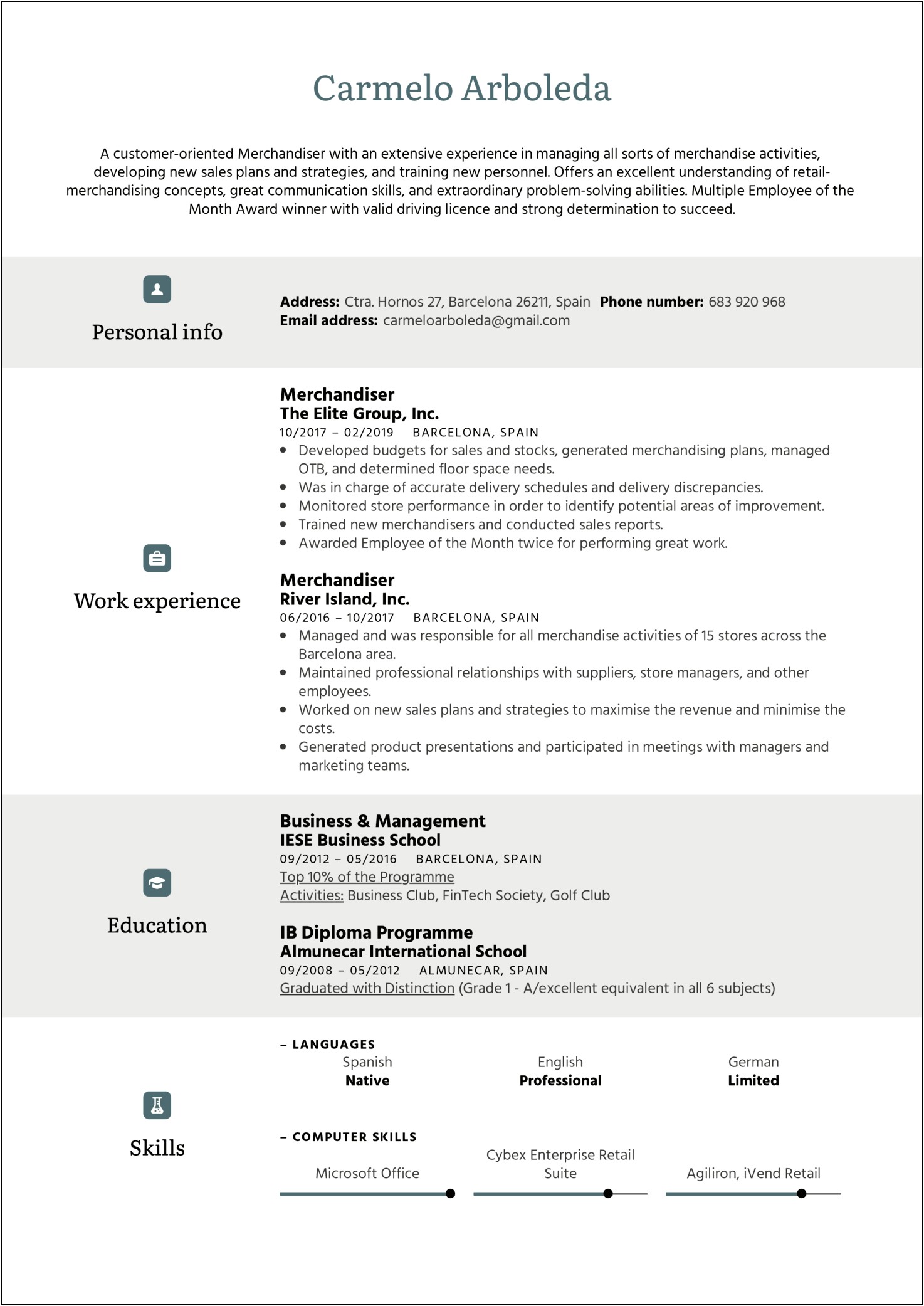 Skills To Put On Resume For Retail Merchandiser