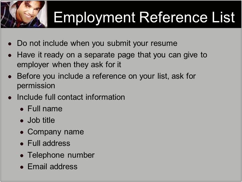 So You Include Resume With Job Request Email