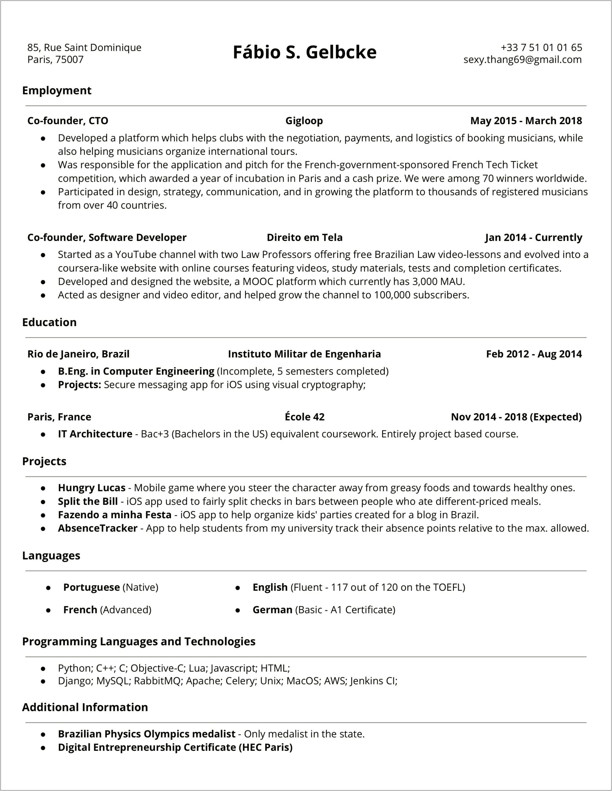 Softwares To List On Resume For Engineering Jobs