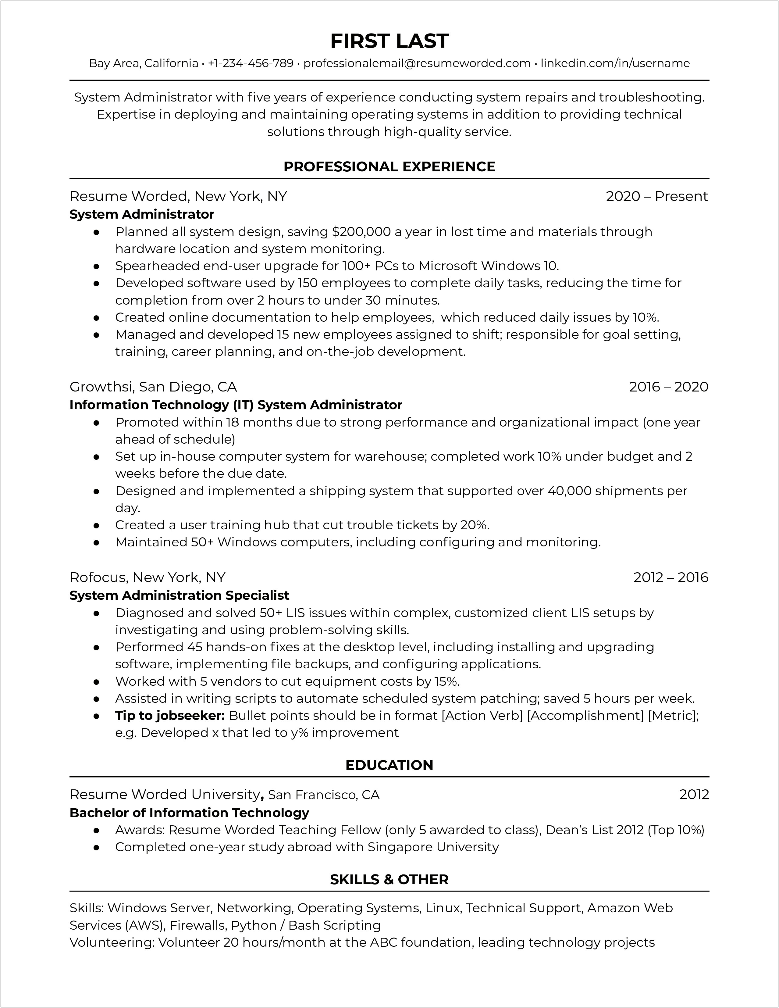 Sql Server Resume For 2 Year Experience Download