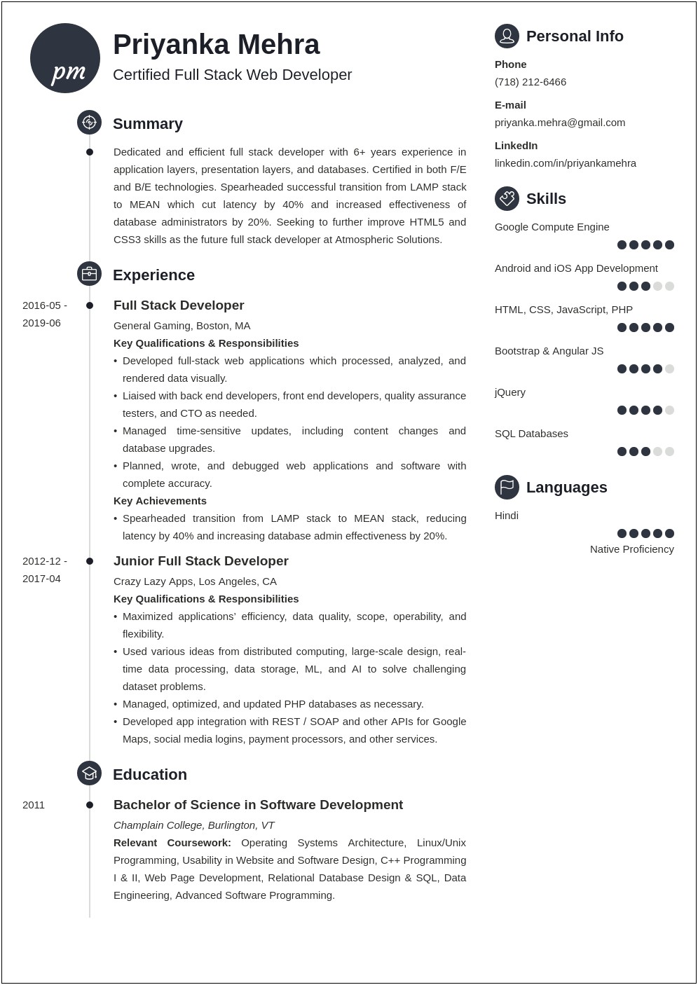 Ssis Developer 3 Years Experience Resume