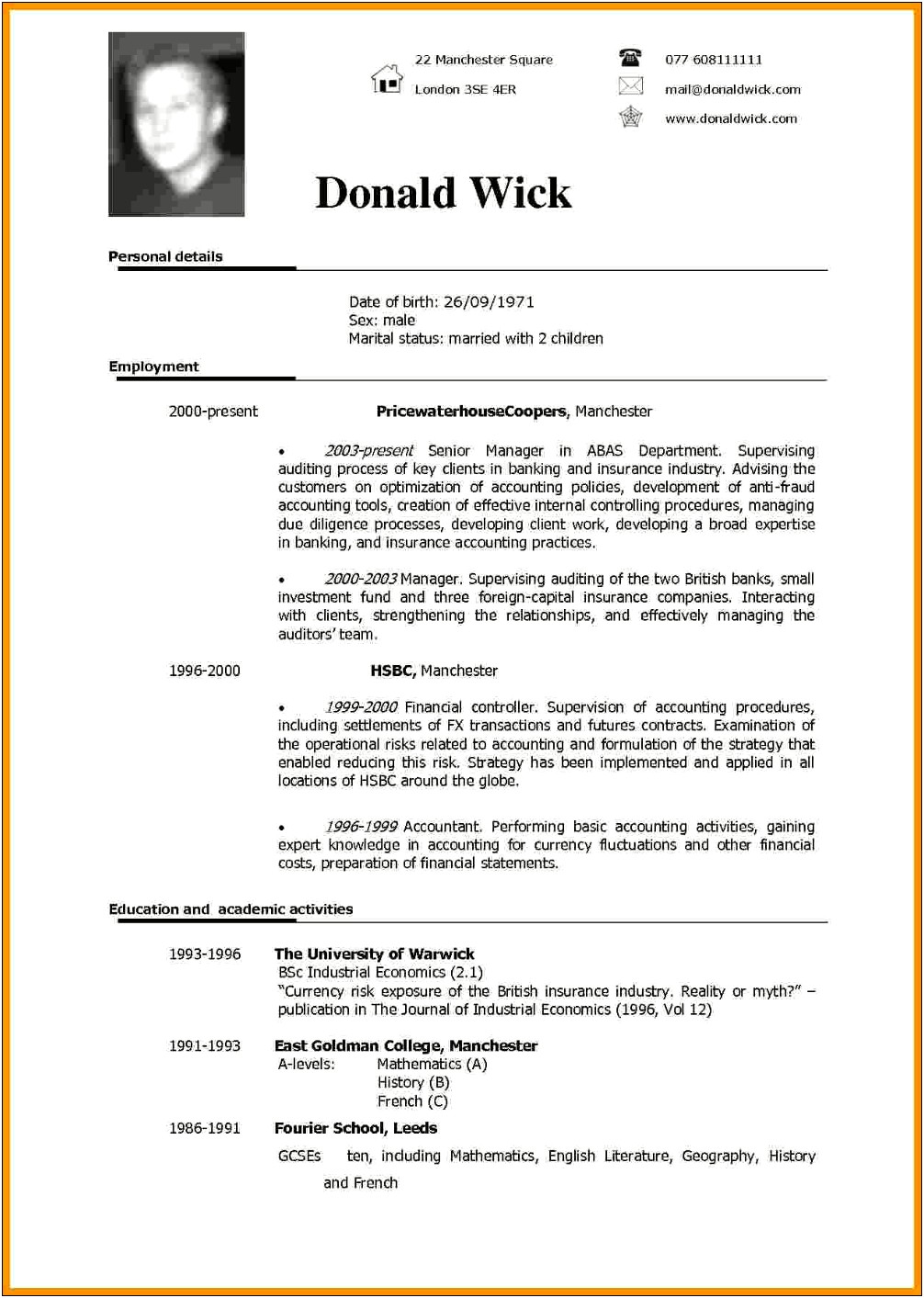 Staff Accountant Resume Template Google Doc