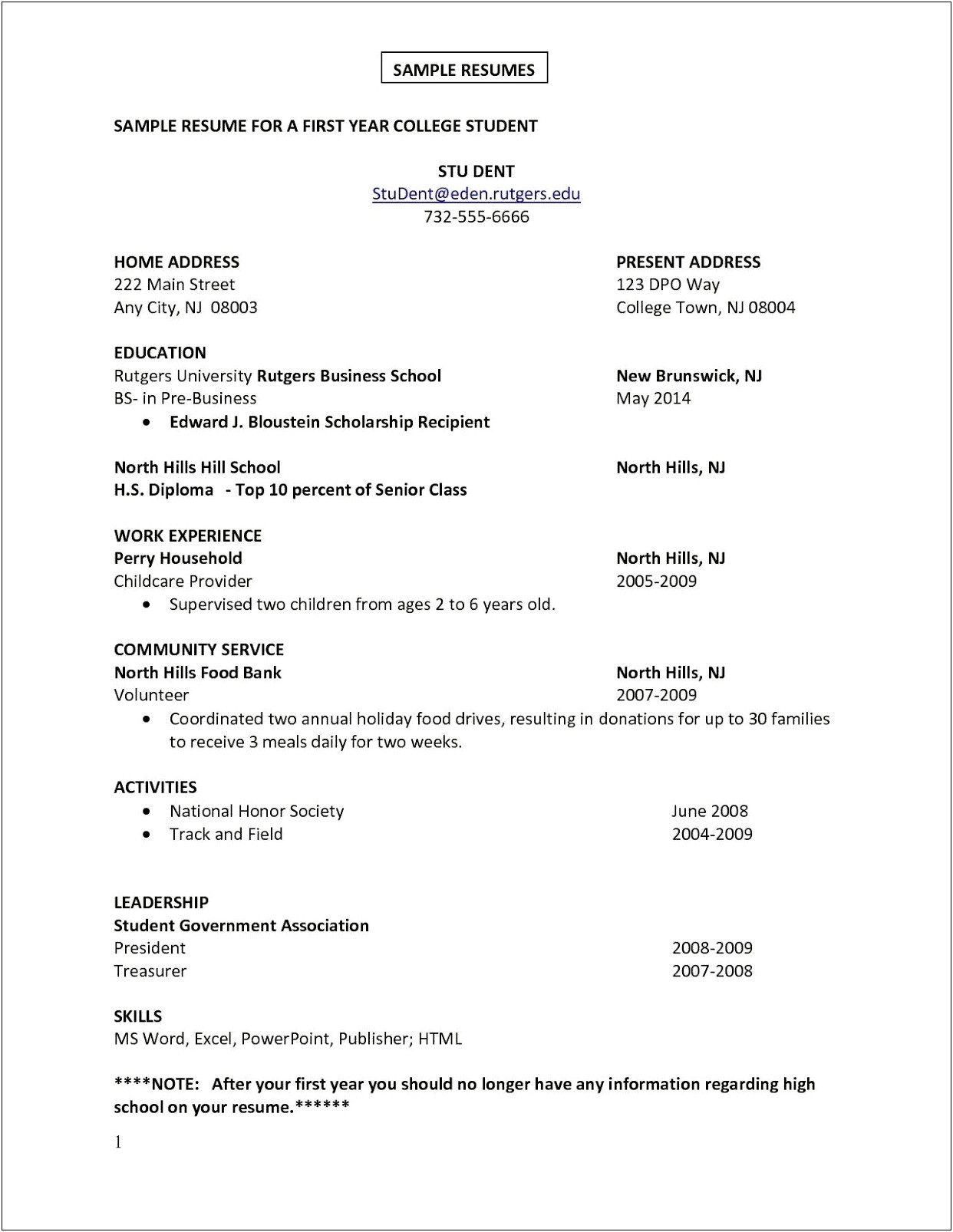 Statement Of A Treasurer Sample Resume