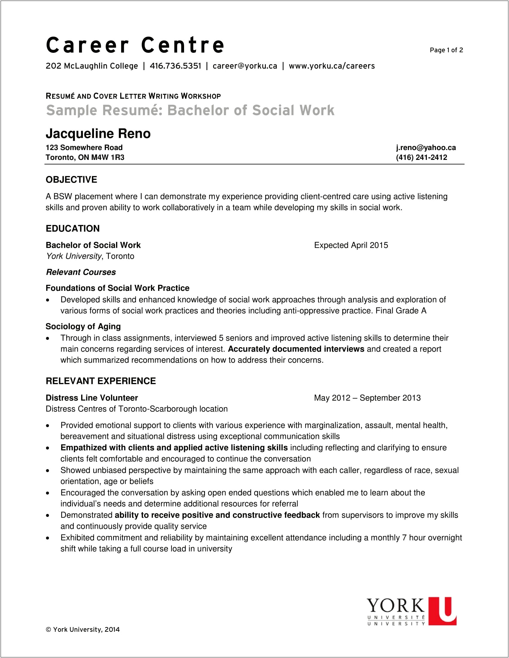 Stunning Entry Level Social Work Resume Free
