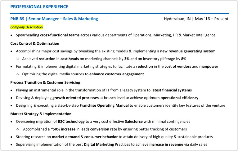 Summary Of Qualifications Sales Associate Resume