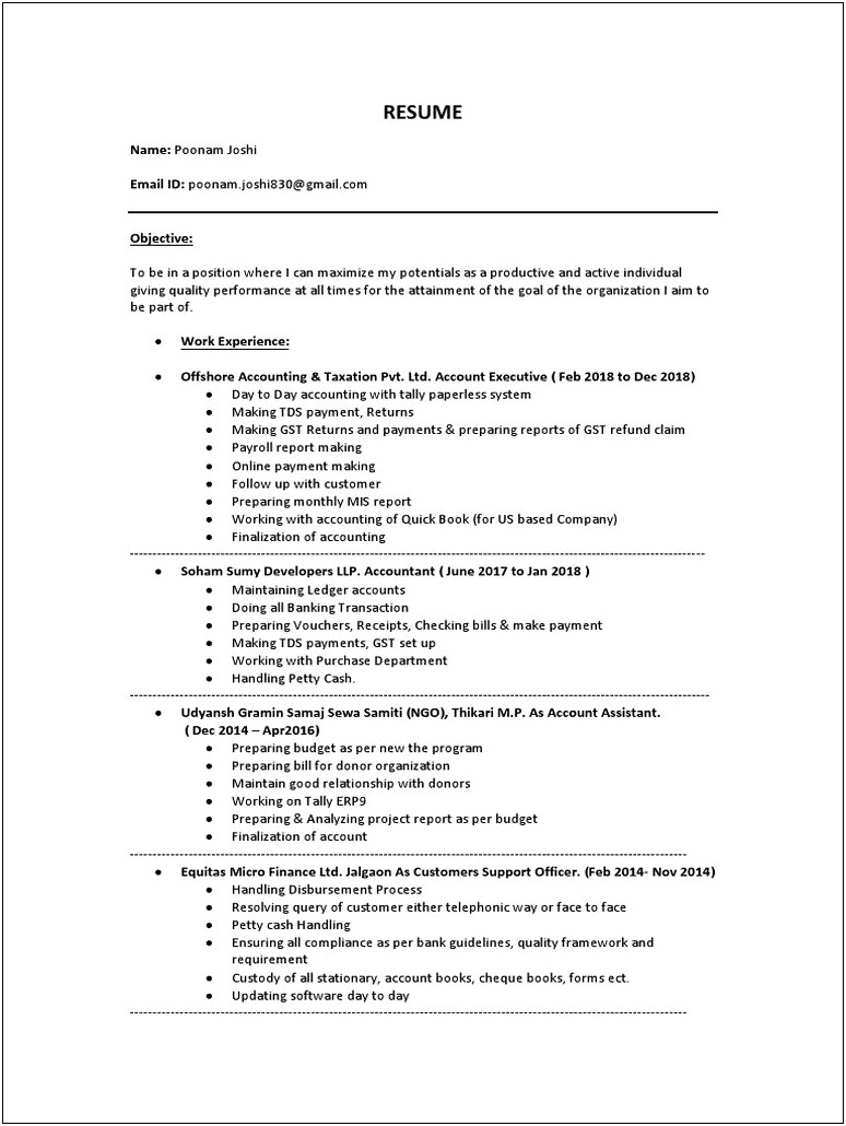 Summary Statment For Visitation Worker Resume