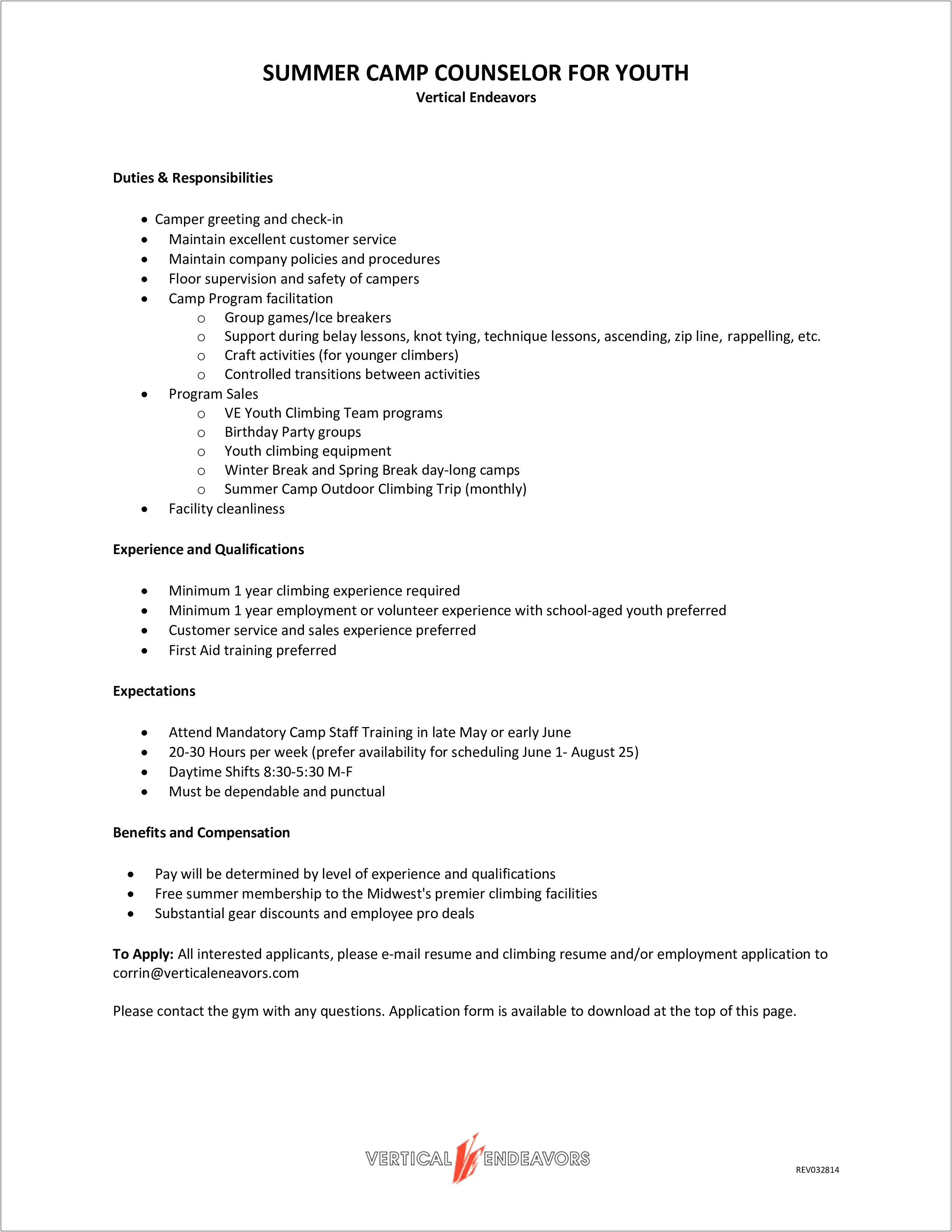 Summer Youth Resume Sample With No Job