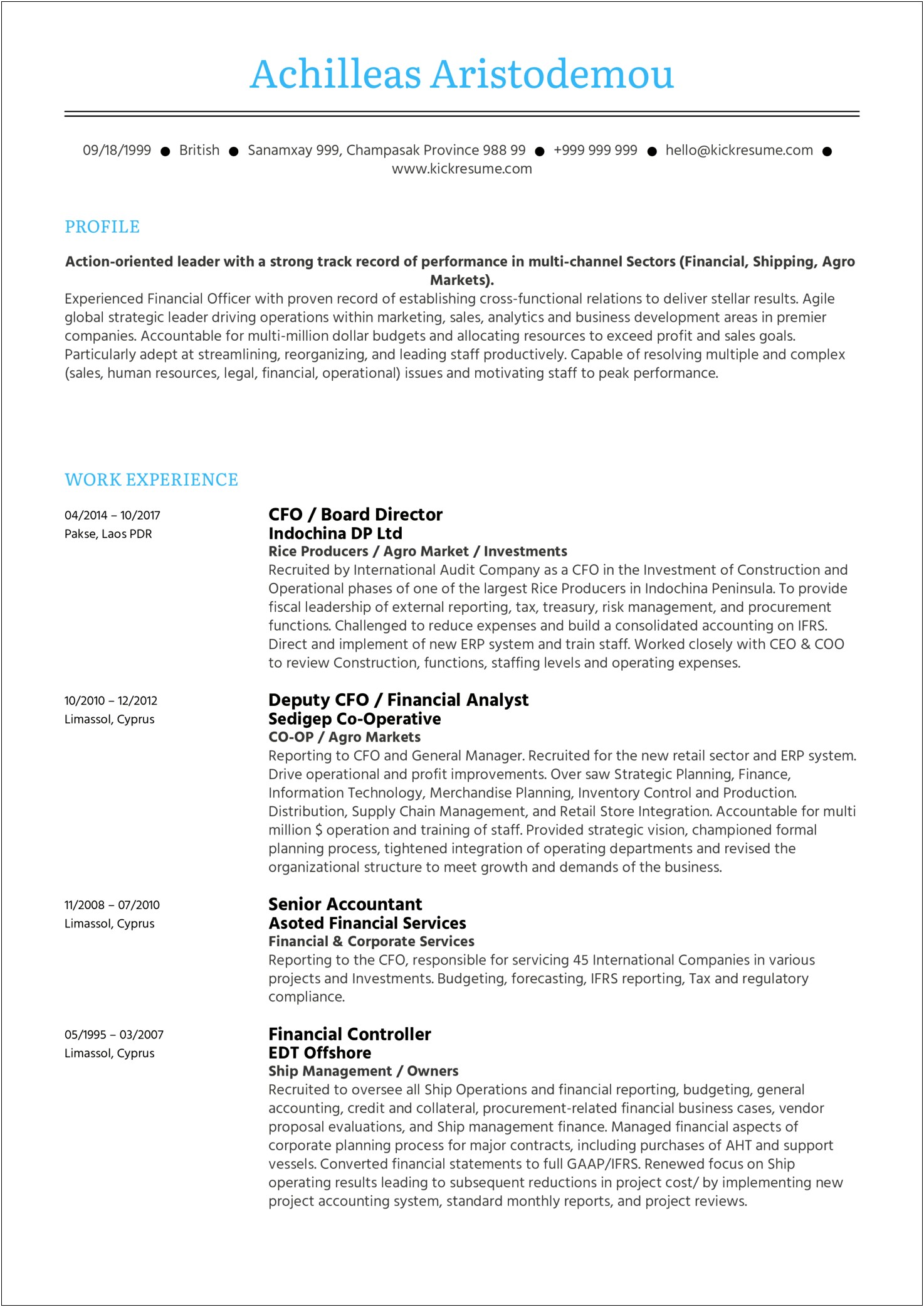 Supply And Asset Management Associate Resume