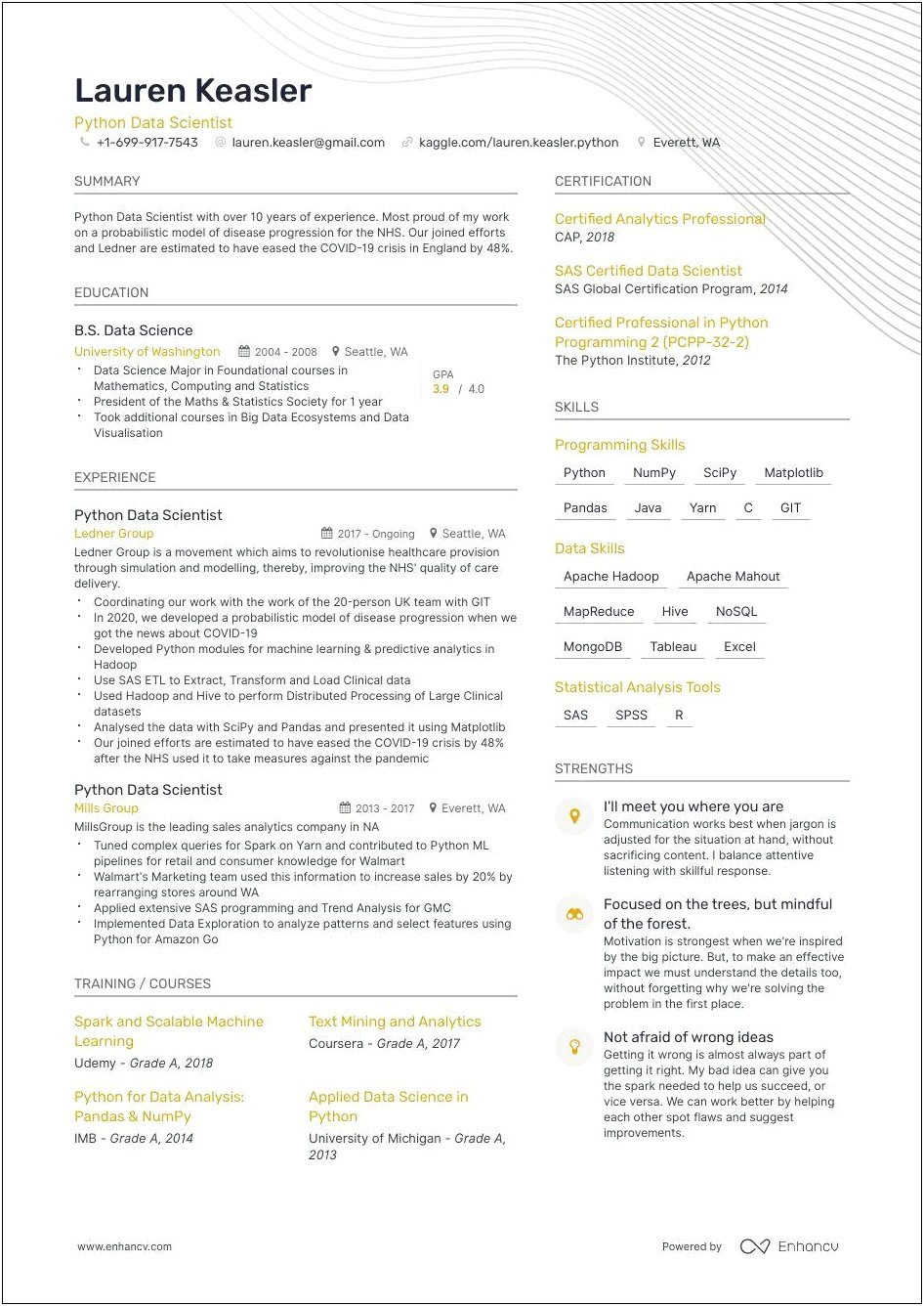 System Analyst Data Mapping Sample Resume