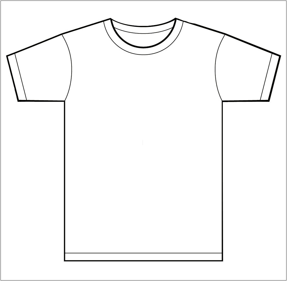 T Shirt Template Illustrator Free With Brand Colors