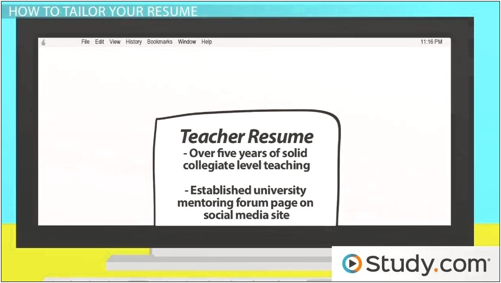 Tailor Your Resume To The Job Description