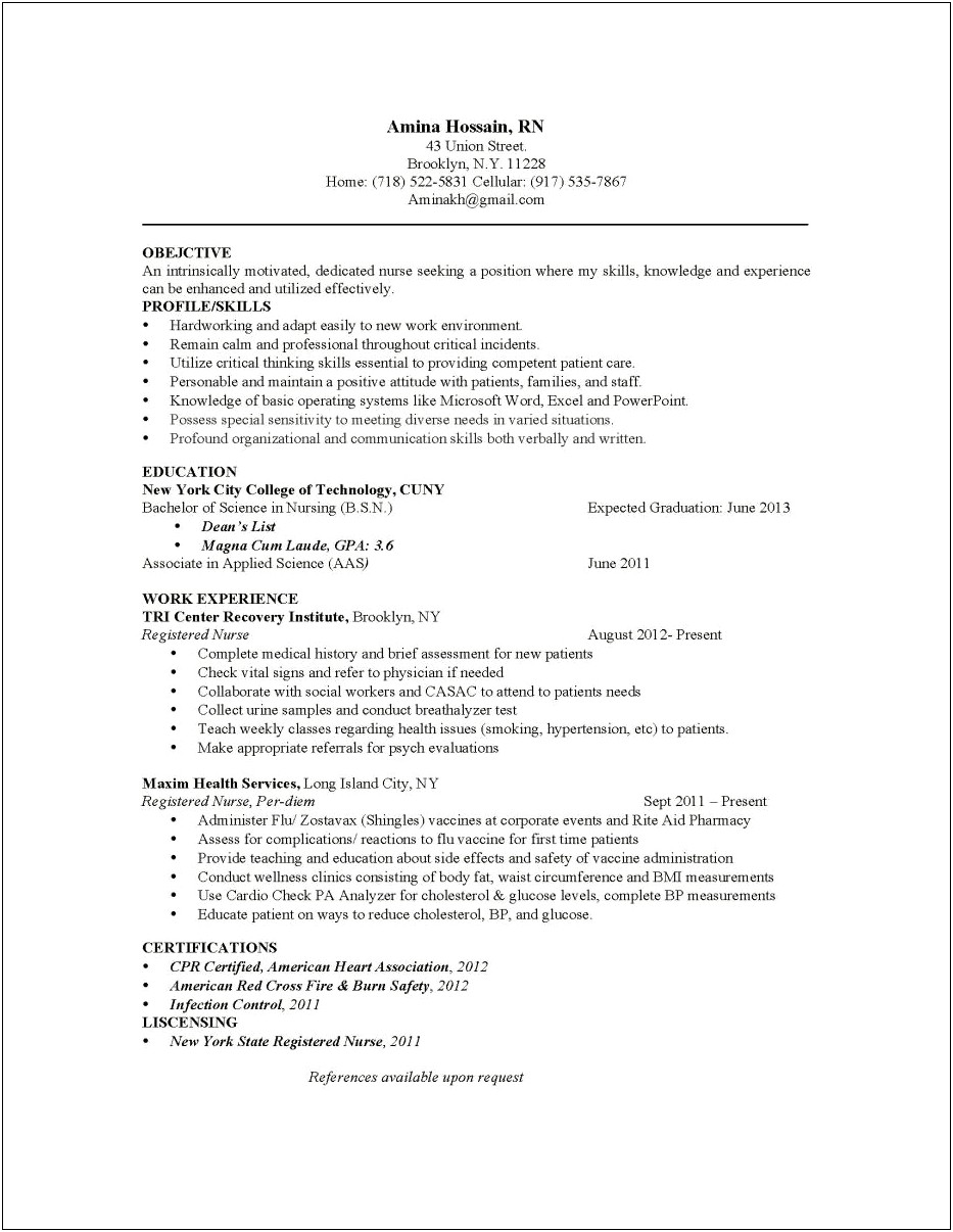 Tarrant County College Sample Cover Letter For Resume