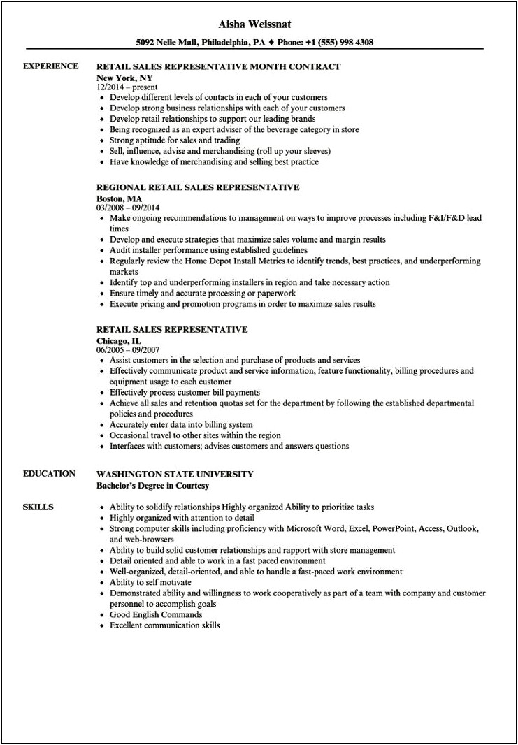 Tattoo Shop Manager Job Respondsiblity Resume