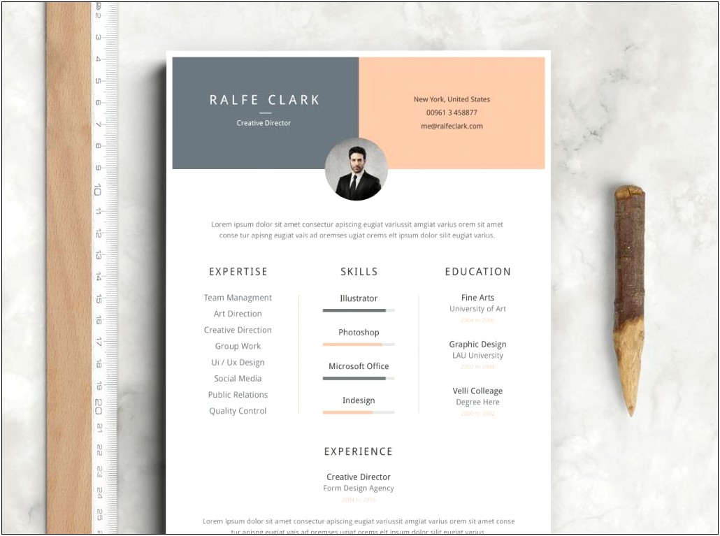 Template Resume Free Download Print 2019