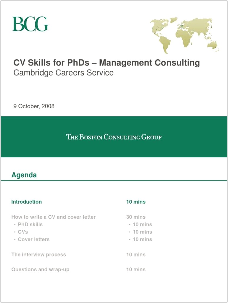 The Consulting Resume And Cover Letter Bible Pdf