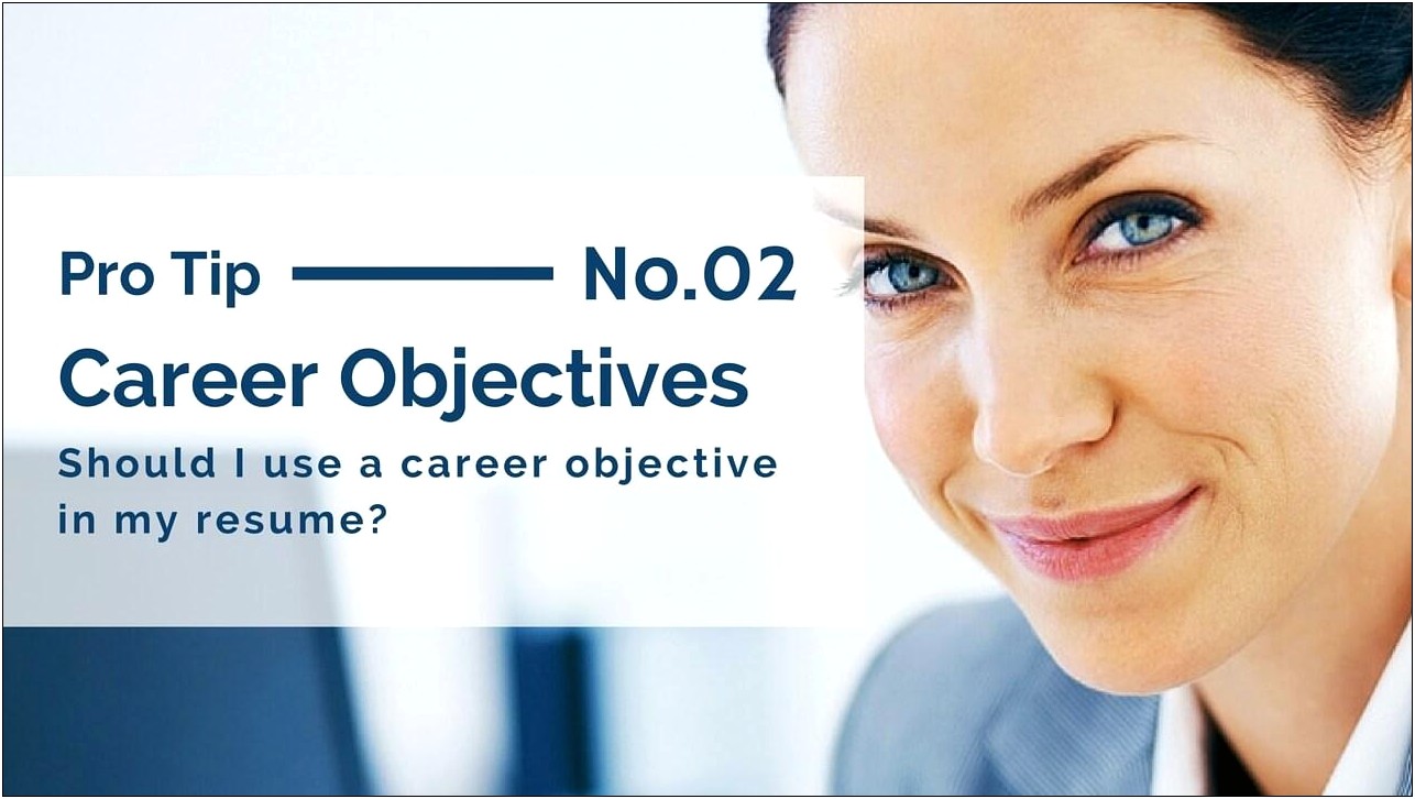 The Objective On Resume Is Dead