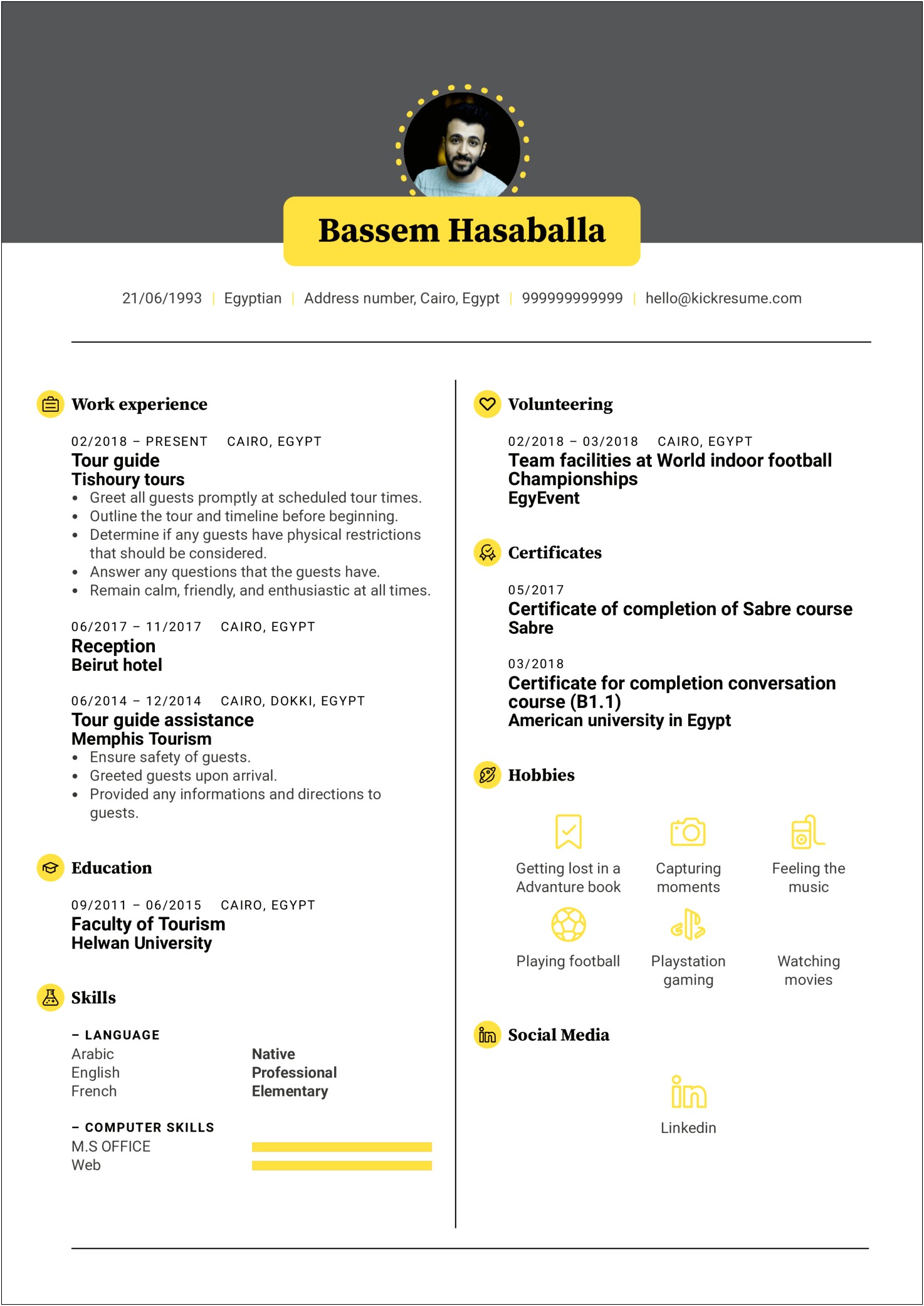 The Perfect Resume Format Avaiation Buzz Words